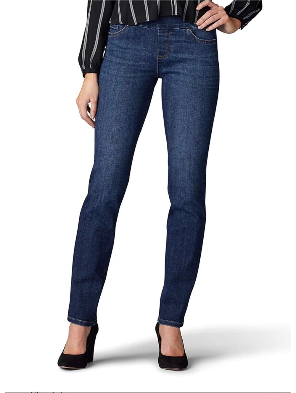 Lee Sculpting Mid Rise Slim Fit Skinny Jeans - Size 4